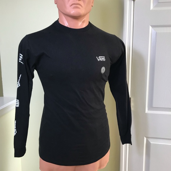 Vans Long Sleeve T-Shirt Bone Yard LS Men's AUTHEN - Picture 2 of 7